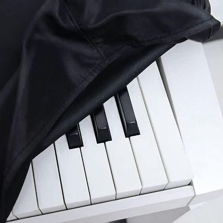 Piano Keyboard Dust Cover, 88 Keys Piano Music Keyboard Cover, Stretchy Electronic Keyboard Piano Cover with Elastic Cord Locking Clasp (88 Keys,only one protective cover)