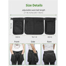 Waist Belt Apron Bag, Waitress Server Apron with Multiple Pockets, Half Apron with Adjustable Belt for Dog Trainer Apron, Waiter Apron, Garden Tool Belt, HairStylist Apron