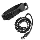 Nylon Dog Collar Adjustable Durable for Shepherd Outdoor Working Training Walking with Leash (XL, Black)