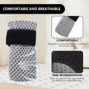 Anti-Scratch Cat Boot Covers - Paw Protectors (Mesh, Non-Slip, Breathable) - 4 Pairs (M, gray) - Suitable for Family Pet, Cat Bathing & Nail Cutting