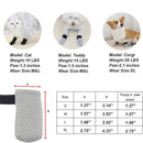 Anti-Scratch Cat Boot Covers - Paw Protectors (Mesh, Non-Slip, Breathable) - 4 Pairs (M, gray) - Suitable for Family Pet, Cat Bathing & Nail Cutting