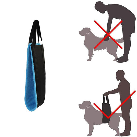 Dog Sling for Back Legs, Dog Lift Harness, Magic Tape Dog Sling for Large Dogs Hind Leg Support, Elderly Dog Lifter
