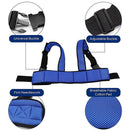 Wheelchair Harness for Adults Elderly, Adjustable Wheelchair Seat Belt Torso Support Vest, Wheelchair Seatbelt Restraint Straps for Patient Care, Solid Straps Breathable Mesh