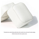 White Leather Ring Gift Box Wedding Ring Box Jewelry Gift Box for Birthday, Proposal, Engagement,Wedding, Valentine's Day (White,only one ring box)