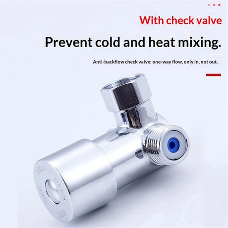 Water Temperature Mixer Mixing Valve Hot & Cold Water for Automatic Sensor Touchless Bathroom Sink Faucet