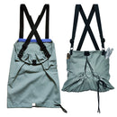 Drop Bottom Fruit Picking Bag, Large Adjustable Canvas Harvest Apron with Pockets for Orchard, Farm, Garden