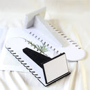 2 Pcs Set Bracelet Necklace Chain Display Pad with 12 Slots, Jewelry Organizer Display with Easel Stand for Chains