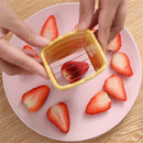 3 PCS Cup Slicer, Egg Stainless Steel Strawberry Slicer, Egg Slicers, Strawberry Cutter, Premium Quickly Making Vegetable Salad Cutter, Craft Fruit Kitchen Tool