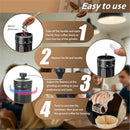 Mini Manual Coffee Grinder with 40 Adjustable Settings, Portable Hand Coffee Bean Mill with 25g Capacity, Conical Burr Coffee Grinder with Crank for Travel, Camping, Office, Espresso, Pour Over, etc