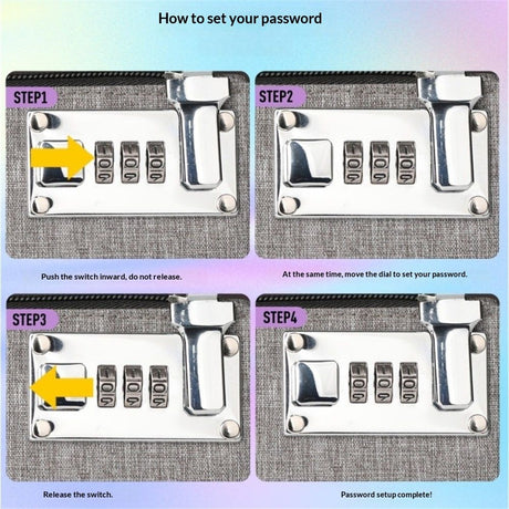 2Pcs Lockable Money Bag - 5.3x8.3 Inches Durable Nylon Locking Bank Bag Coin Purse for Cash, Jewelry, Passports, Medicine, Credit Cards and Valuable Storage Cash Pouch (Black & Grey)