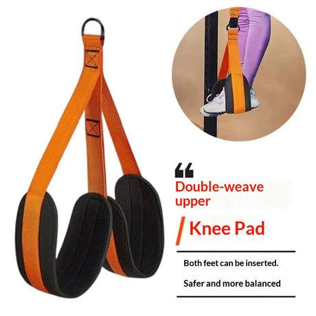 Two Foots Pull Up Assistance Bands, Heavy Duty Resistance Band for Pull Up Bar, Adjustable Weight/Size with Fabric Feet/Knee Rest, Bands for Pull Up Assist for Strength Training, Pull Up