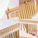 20 Note Chime Wind Chime 20 Bars Instrument Percussion with Mallet (Gold) Chime Table Wind Chime Bar Percussion Instrument Single Row Chime Hand Chimes Relaxing