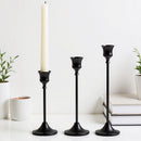 Candlestick Holders,Taper Candle Holder for Candlesticks Black Candelabra Candle Holders Vintage Candle Stick Candle Holder for Fireplace Party Dining Home 6pcs