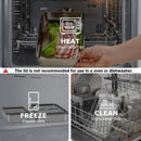 Bacon Container for Refrigerator, Bacon Storage with Lids Airtight, Stainless Steel Airtight Deli Meat Containers for Fridge, Long Container for Kitchen Food Storage (2 Pcs Rectangle)