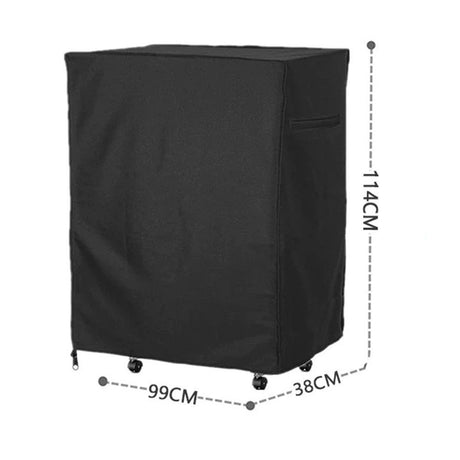 Waterproof and Dustproof, with Zipper and Elastic Drawstring, Thickened Storage Cover for Folding Cot （99*38*114cm black）