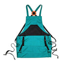 Gardening Apron, Garden Apron with Quick Release Pockets,Water Resistant Oxford with Adjustment Cross Strap,Farm Work- Blue
