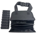 Coin Holder Coin Dispenser, Pack with Banknote Waiters Purse Coin Sorter Coin Organizer, Black Coin Storage Bag for Waitress Server Collector Cashier Change（oniy bag）