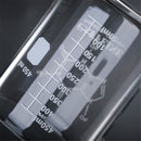 Caffeine Beaker Mug, Chemistry Coffee Mug 16 oz Borosilicate Glass, Measuring Graduated Beaker (450ml)