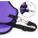 600D Oxford cloth Hay Feeder Tote Bag for Horses, Sheep with Reduces Waste - Comes with Hay Net (Purple)