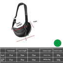 Pet Sling Carrier - Small Dog Puppy Cat Carrying Bag Purse Pouch - Hiking Travel Front Chest Body Holder Pack to Wear (Green,trumpet)