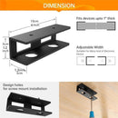 Under Desk Laptop Mount, Laptop Under Desk Mount 1.2 inches Tall Effective Space, Under Desk Laptop Holder Rack