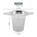 2 pack Tea Infuser for Loose Leaf Tea,Stainless Steel Tea Infuser with Handles,Extra Fine Mesh Tea Strainers Filter Fine Tea Leaves Effectively,Fits TeaPots/Mugs
