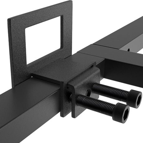 Non Slip Mattress Gaskets for Metal Bed Frame, Mattress Holder in Place Gripper, Adjustable Mattress Retainer Bar, Keep Mattress from Sliding Gripper, 6 PCS, Black