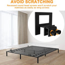 Non Slip Mattress Gaskets for Metal Bed Frame, Mattress Holder in Place Gripper, Adjustable Mattress Retainer Bar, Keep Mattress from Sliding Gripper, 6 PCS, Black