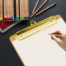 Stainless Steel Metal Clipboard,B6 and Letter Size Paper Clipboard for Home, Office, Hospital, Business（21*15cm）