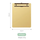 Stainless Steel Metal Clipboard,B6 and Letter Size Paper Clipboard for Home, Office, Hospital, Business（21*15cm）