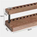 Pencil & Pen Holder for Desk, Solid Pen Display Stand with 9 Slots and Cell Phone Holder, Aesthetic Pen Organizer for Minimalist Office Desk Decor