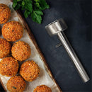Falafel Scoop -Maker Scoop | Stainless-Steel Falafel Maker Tool Food Safe and Non-Sticky Falafel Baller Scoop Mold（Small diameter 4.1cm）