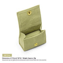 2pcs Compact Ring Box with Plush Interior and Exterior - Keep Your Rings Safe and Stylish On-The-Go. Ideal Gift for Women, Wife, Mom, Daughter, and Friends(Green)