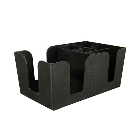 Multi functional tissue box, bar counter, straw box, storage mixing bar, storage box, KTV storage box（Black）