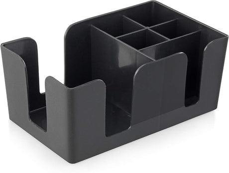 Multi functional tissue box, bar counter, straw box, storage mixing bar, storage box, KTV storage box（Black）