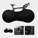 Bike Wheel Cover Indoor Dust-Proof and High Elasticity Bicycle Wheel Bag mountain bike protective cover, outdoor（Half Pack Black）