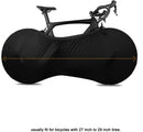Bike Wheel Cover Indoor Dust-Proof and High Elasticity Bicycle Wheel Bag mountain bike protective cover, outdoor（Half Pack Black）