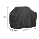 Grill Cover, BBQ Gas Grill Cover for Outdoor Grill, Waterproof, Anti-UV, Rip-Proof, Fade Resistant Material, Barbecue Cover Black 100*66*80cm