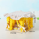 Dutch Pig Tunnel House Hamster Avoidance House Manufacturer Direct Sales Four Seasons Tassel Dutch Pig Nest (Yellow small）