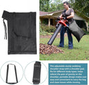 Blower Bag Black Leaf Vacuum Bag Leaf Blower Replacement Bag , Adjustable Leaf Blower Mulcher Bag Bottom Debris Zipper Bag Fallen Leaves Collection Bag 420D