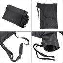 Blower Bag Black Leaf Vacuum Bag Leaf Blower Replacement Bag , Adjustable Leaf Blower Mulcher Bag Bottom Debris Zipper Bag Fallen Leaves Collection Bag 420D