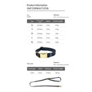 Dog Collar and Leash Set, Soft & Comfy Adjustable Dog Leash and Collar with Heavy Duty Metal Buckle for Small Medium Large Dogs Training & Walking ,Black