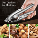 Chestnut Open Clip, Stainless Steel Chestnut Cutter Tool, Kitchen Peeler Clip for Chestnuts, Nut Opener Nut Knife for Pecan Cracker (Silver/2pcs)