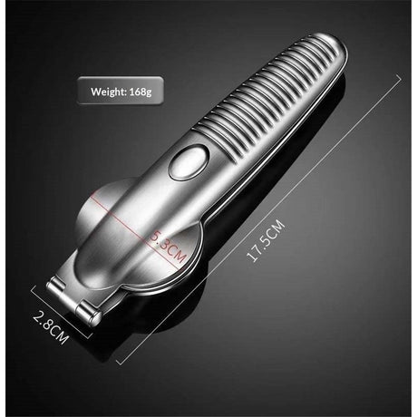 Chestnut Open Clip, Stainless Steel Chestnut Cutter Tool, Kitchen Peeler Clip for Chestnuts, Nut Opener Nut Knife for Pecan Cracker (Silver/2pcs)