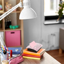 Self Stick Note Pad Holders  Pink Cute Note Holder Sticky Dispenser Extract sticky note box, plastic sticky note holder, easy to stick box, tissue box