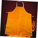 Cowhide Leather Welding Apron Heat&Flame-Resistant Work Apron Wear Resistant Protection Pinafore Safe Workwear（60×90cm）