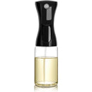 300ml Oil Bottles Kitchen Household Oil Spray Bottle Olive Oil Cooking Oil Barbecue Fat Reduction Oil Control Atomized Glass Spray Pot Kitchen Oil Dispenser(Black)