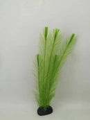 3Pcs Aquarium Decorations Fish Tank Artificial Green Water Plants Made of Silk Fabrics Plastic（30cm light green）