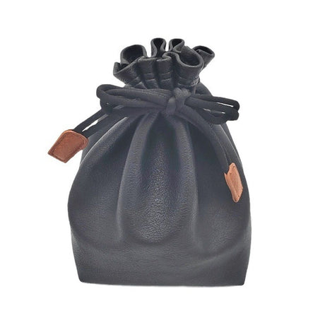 leather pouch suede drawstring belt bag coin & jewelry waist purse – Pouch Coin Purse Storage Renaissance Dice Bag