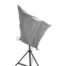 Telescope Cover Outdoor Sun Protective Dust-Proof Astronomical Telescope Cover with Adjustable Drawstring - Silver（420D 100*75cm）